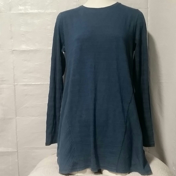 Pure Jill Indigo(J.JILL)Crew Neck tunic size xs - Picture 2 of 8